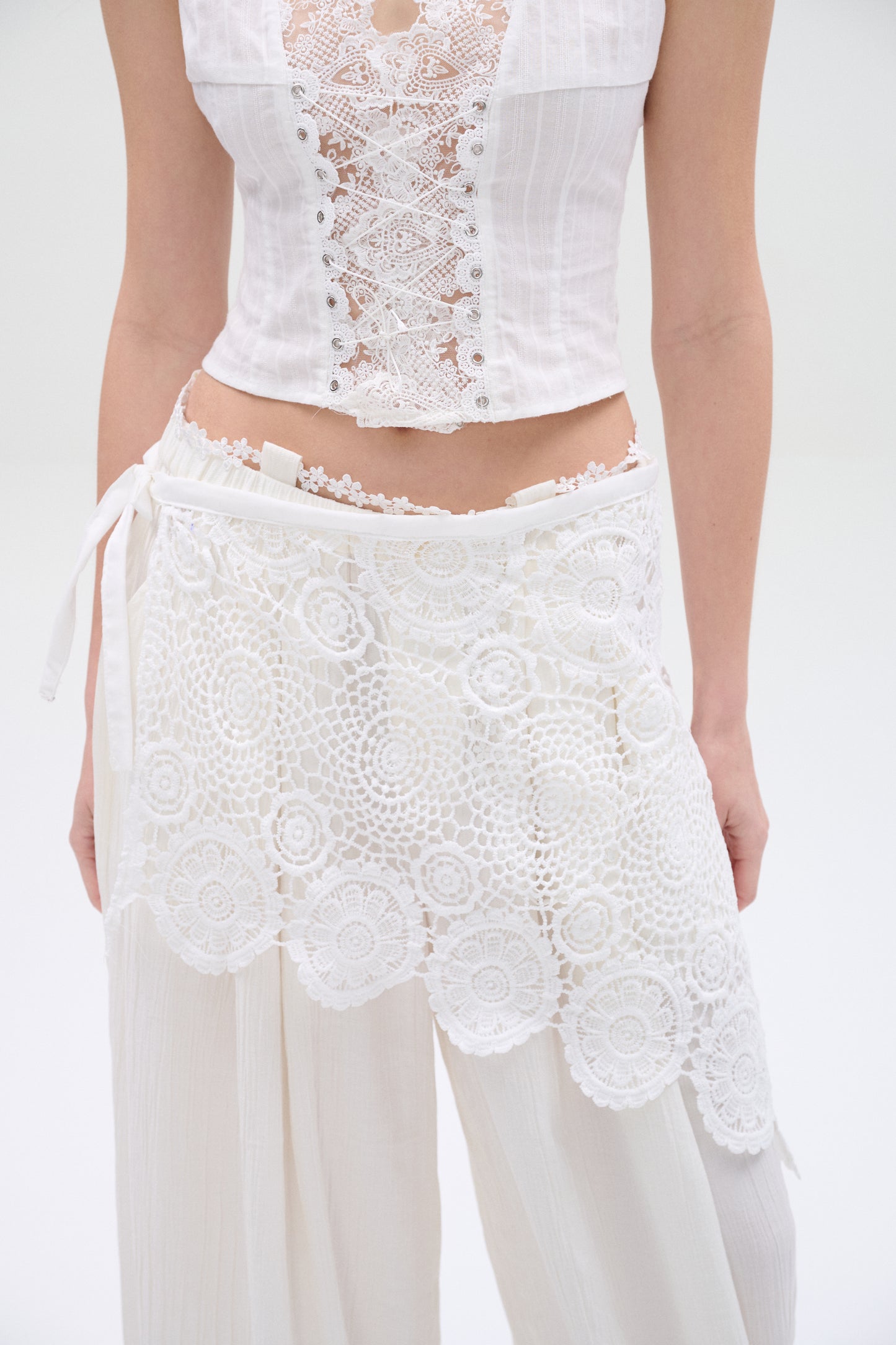 WaterBear™ Ivory Flow Wide-Leg Pants