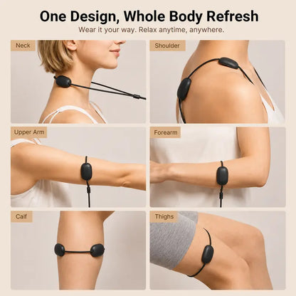 The Nape | Cordless Neck Relaxer with Heat & Pulse | 9 Levels, Rechargeable