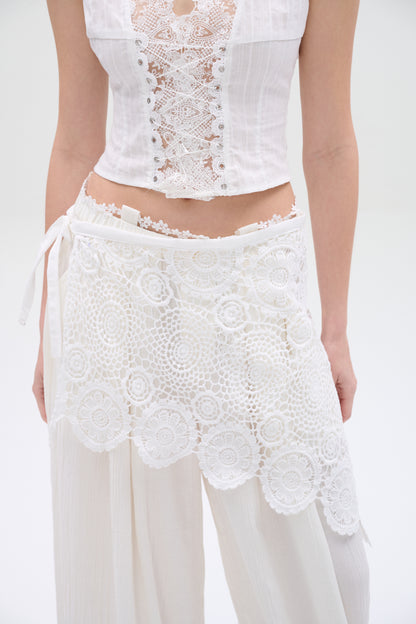 WaterBear™ Ivory Flow Wide-Leg Pants