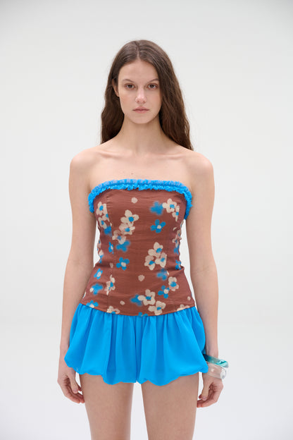 WaterBear™ Azure Bubble Mini Skirt