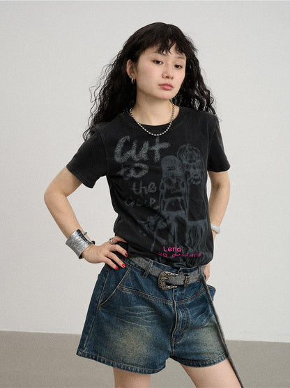 Chaos Babe Tee- CUT TO THE CHASE