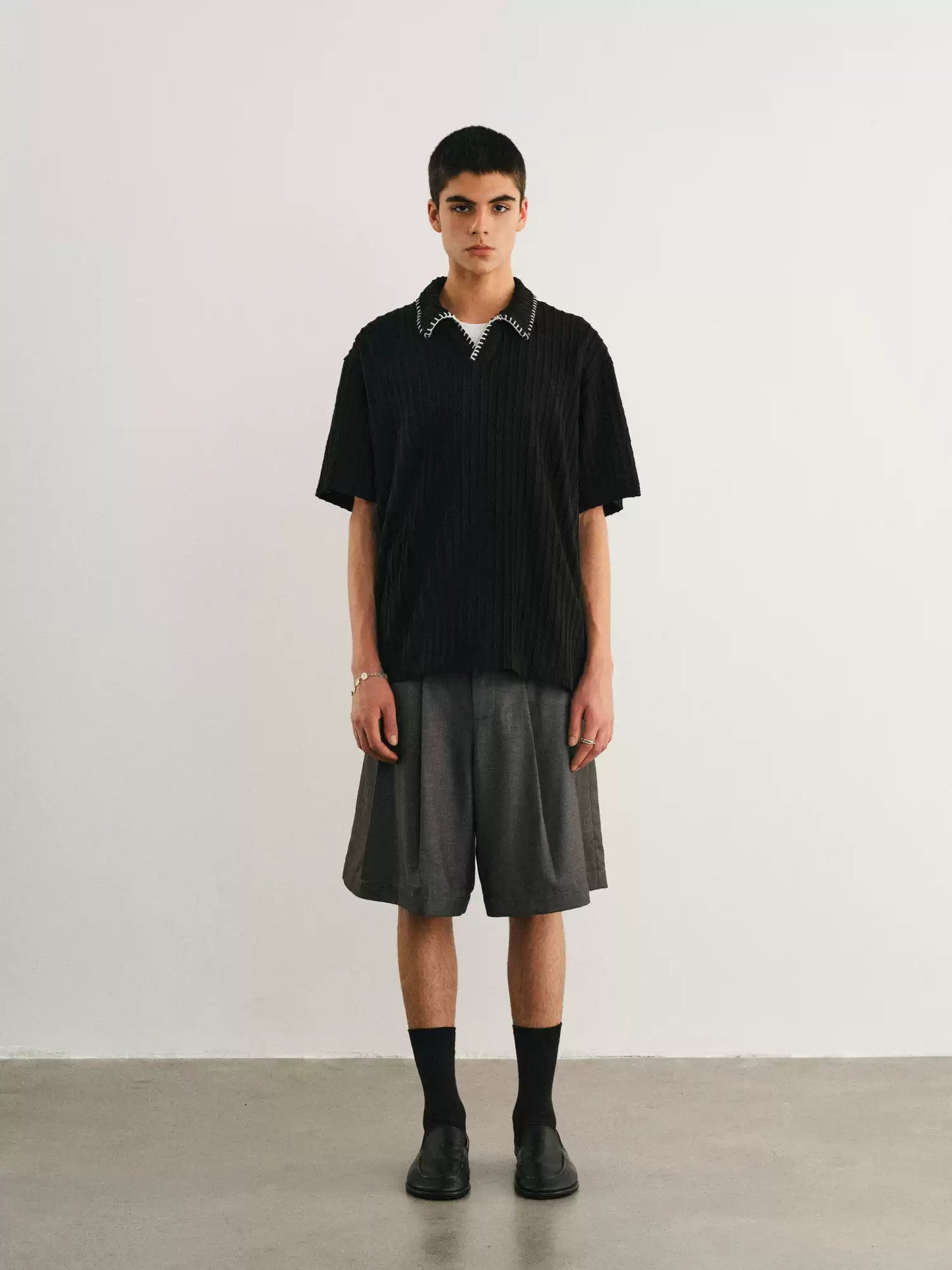 Threadline V-Collar Tee