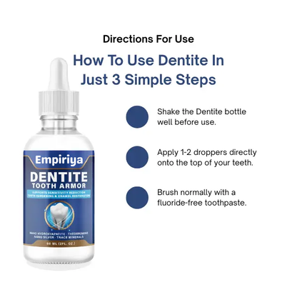 Dentite™ Tooth Armor — Advanced Enamel Repair & Sensitivity Relief Drops (Buy 1 Get 1 FREE)