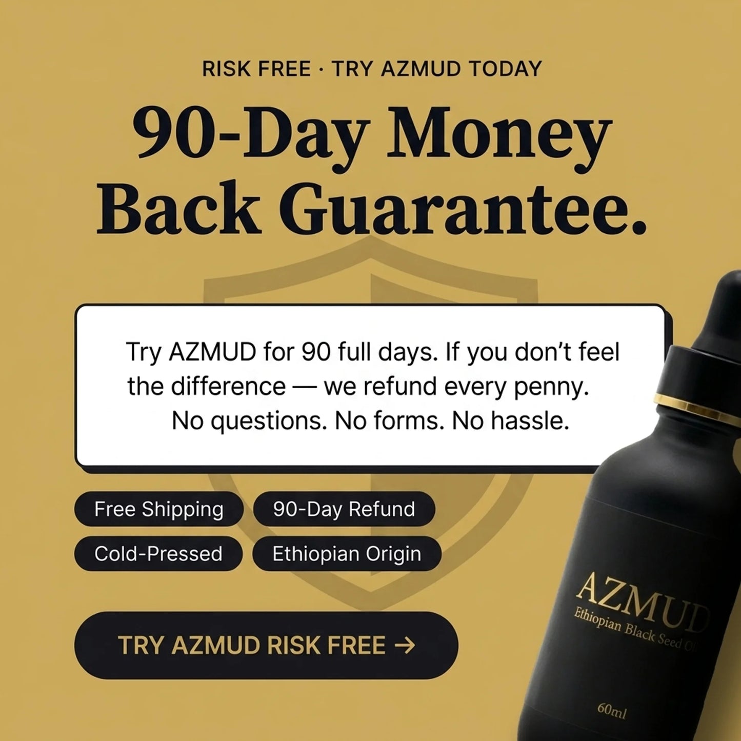 AZMUD Ethiopian Black Seed Oil Drops
