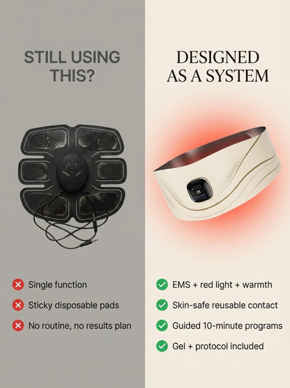 KEPT Core System™ — EMS + Red Light Muscle Activation Device