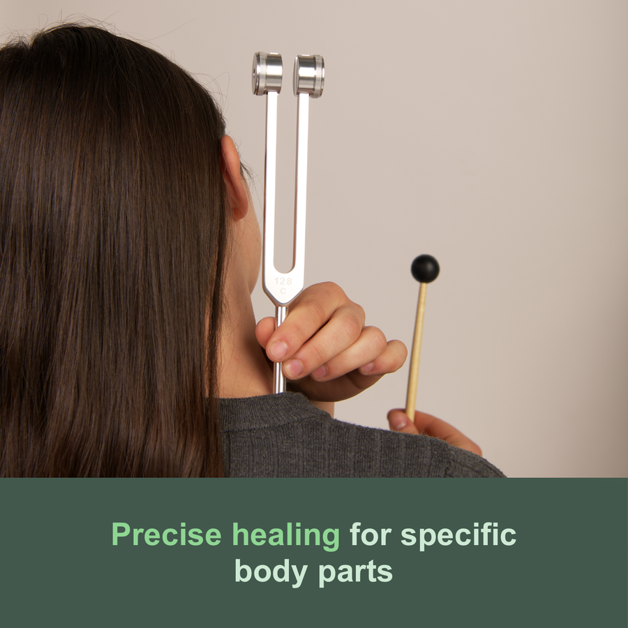 Professional Healing Tuning Fork Set - 5 Frequencies