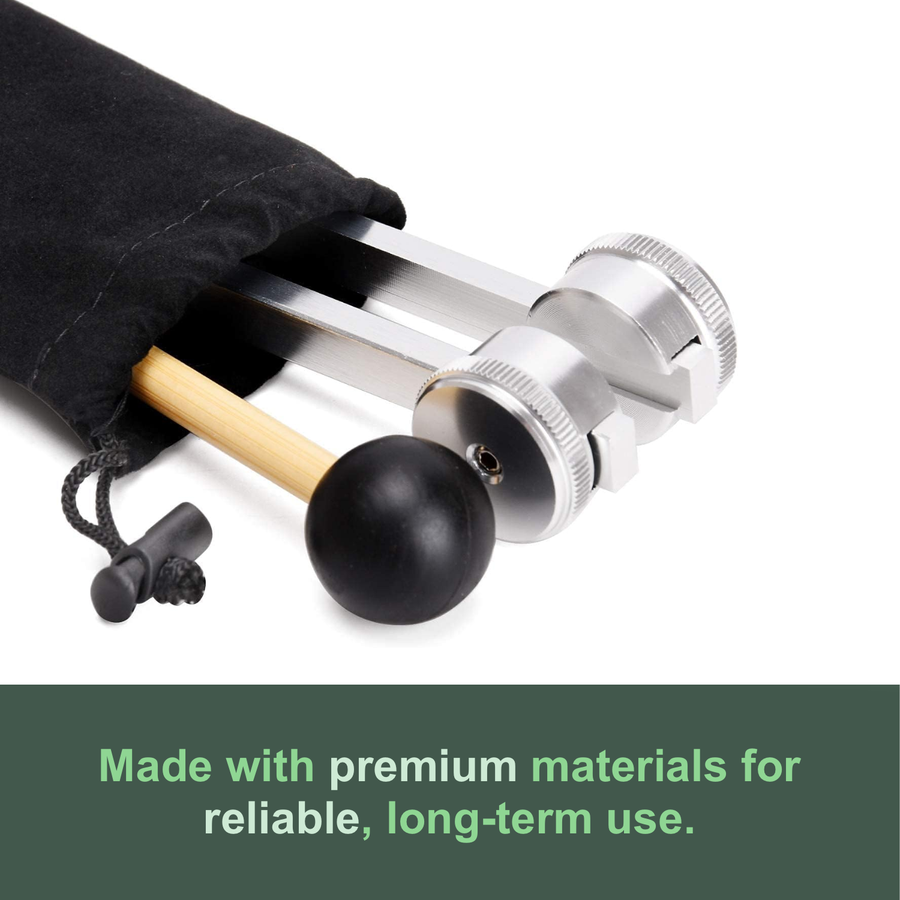 Professional Healing Tuning Fork Set - 5 Frequencies