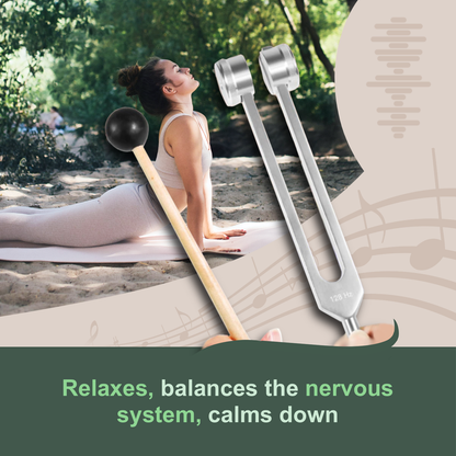 Professional Healing Tuning Fork Set - 5 Frequencies